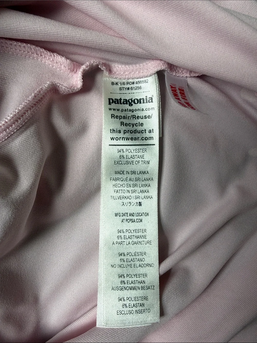 Patagonia Girls' Light Pink Long-Sleeved Capilene® Silkweight with Hood